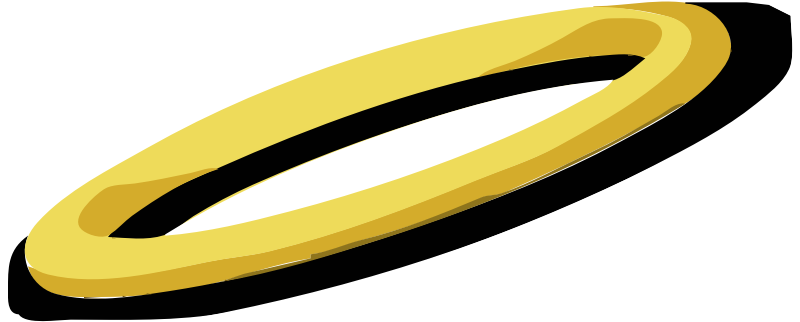 暖金光环 PNG